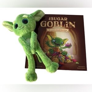 The Sugar Goblin Book Plush Toy Return Of Tricks For Treats SEE Condition Note